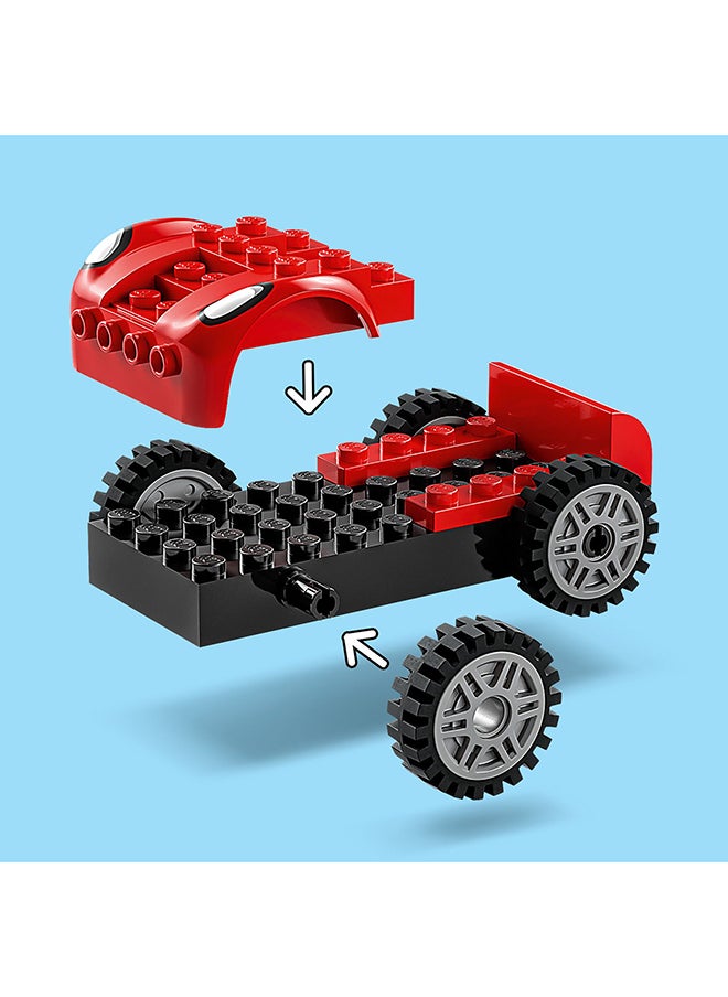 LEGO - Marvel Spider-Man's Car and Doc Ock 10789 Building Toy Set with 2 Minifigures and Authentic Accessories; Includes Glow-In-The-Dark Elements; Fun Super Hero Gift for Kids Aged 4+ (48 Pieces) - Image 1