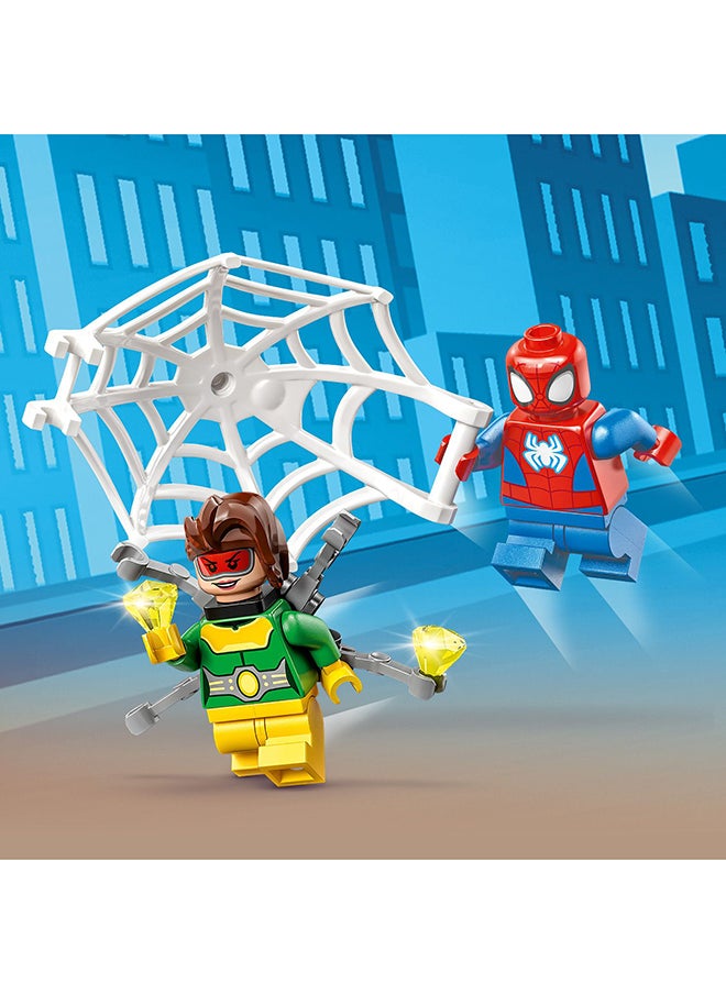LEGO - Marvel Spider-Man's Car and Doc Ock 10789 Building Toy Set with 2 Minifigures and Authentic Accessories; Includes Glow-In-The-Dark Elements; Fun Super Hero Gift for Kids Aged 4+ (48 Pieces) - Image 1