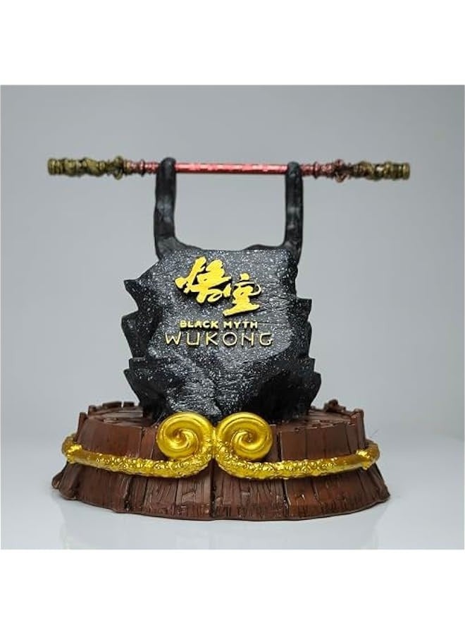 Black Myth Game Controller Display Stand for Xbox ONE PS5 PS4 PC Steelseries Steam, Game Controller Bracket Gamepad Desktop Handle with Golden Hoop, Ornaments Decorations Gift  - Image 3