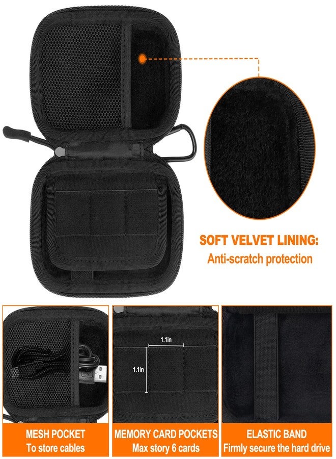 Yewltvep Hard Case for SanDisk Extreme Pro/SanDisk Extreme Portable External SSD 1TB 2TB 4TB 500GB 8TB, Travel Case Protective Cover Storage Bag,Memory Card SD SDXC SDHC Card Storage Holder Organizer(Box Only) - Image 3