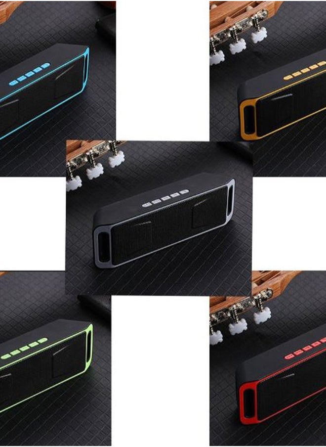 NIBEMINENT Bluetooth Wireless Speaker Orange/Black  - Image 3