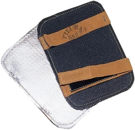 Tillman 552 Aluminized/Vermiculite Triple Layer Back-Hand Pad 7.5 X 5.5 - Image 2