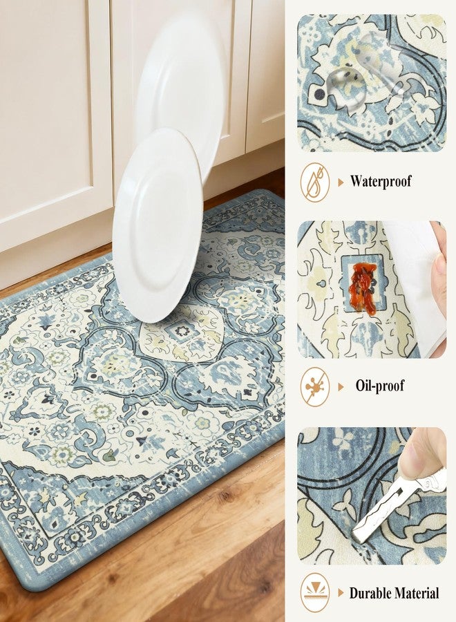 Ileading Anti Fatigue Kitchen Rugs Sets of 2 Cushioned Kitchen Mats for Floor Waterproof Kitchen Mat Set Non Slip Comfort Standing Mat for Kitchen, Office, Sink, Laundry - Image 5