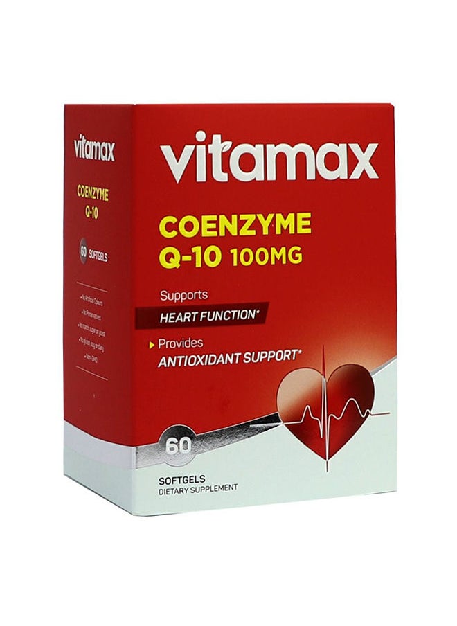 Vitamax Coenzyme Q10 100MG Softgel 60's  - Image 1