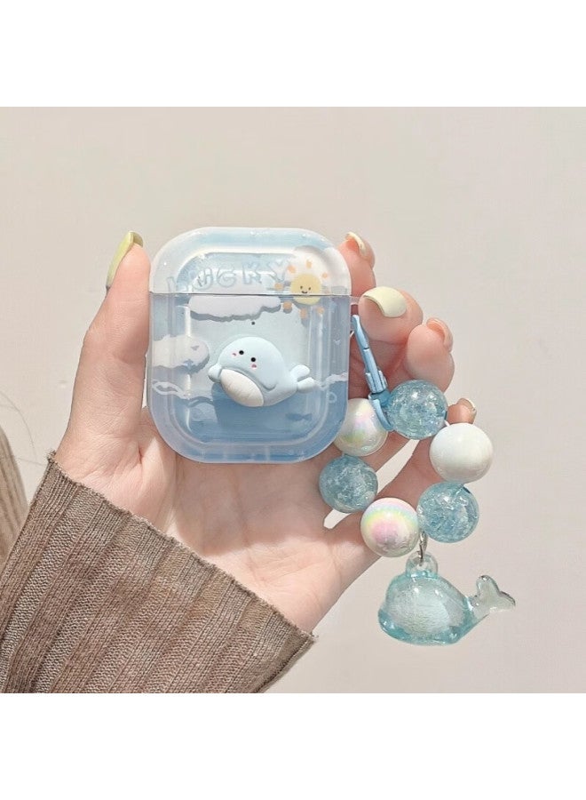 Beiyipin Cute Capybara Silicone Soft Case Protective Cover For Apple Airpods 1/2/4th Gen And Airpods Pro 2nd Gen Wireless Bluetooth Earphones - Image 1
