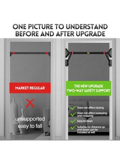 Fitness World Door Pull Up Bar, Screwless Door Pull Up Bar, Upper Body Exercise Bar with Adjustable Portable Lock, Exercise System, Wall Mounted Trainer, Home Fitness Exercise Equipment  - Image 5