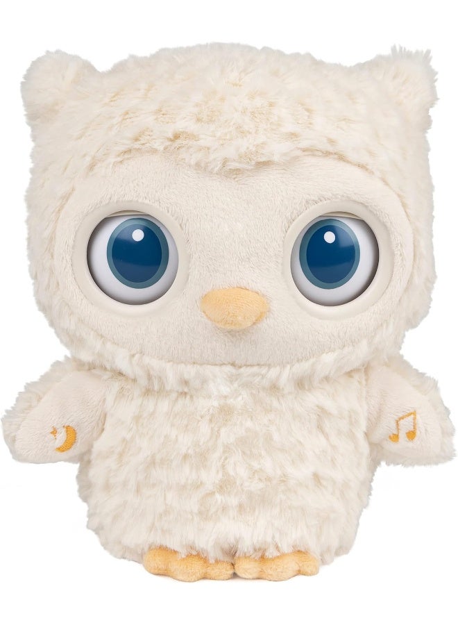 GUND جوند بومة النوم العيون النائمة™ - دمية محشوة مع أضواء وأصوات، 8 إنش - Image 1