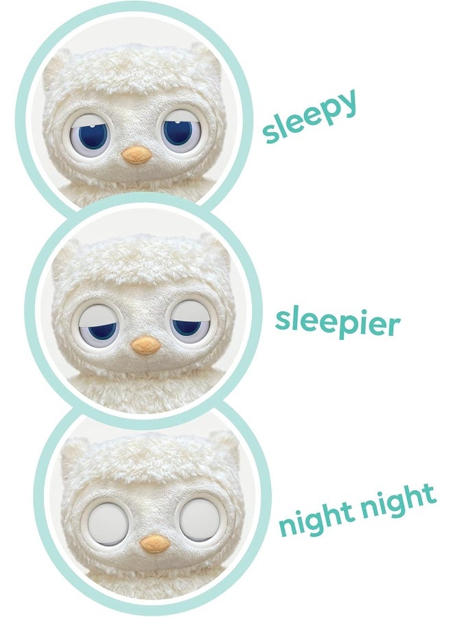 GUND جوند بومة النوم العيون النائمة™ - دمية محشوة مع أضواء وأصوات، 8 إنش - Image 2