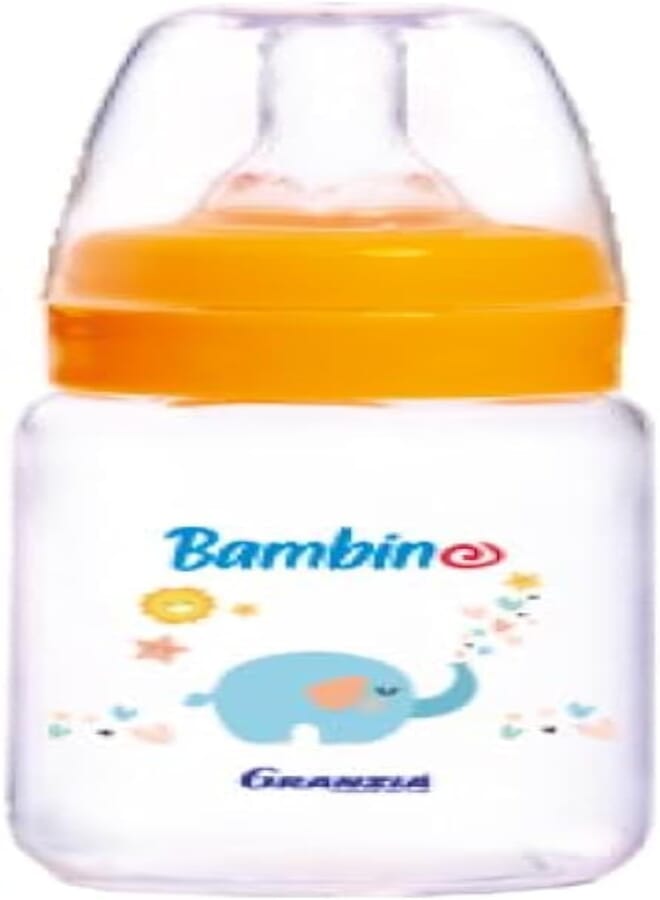 Granzia Bambino Classic Baby Feeding Bottle Orange 300 ML