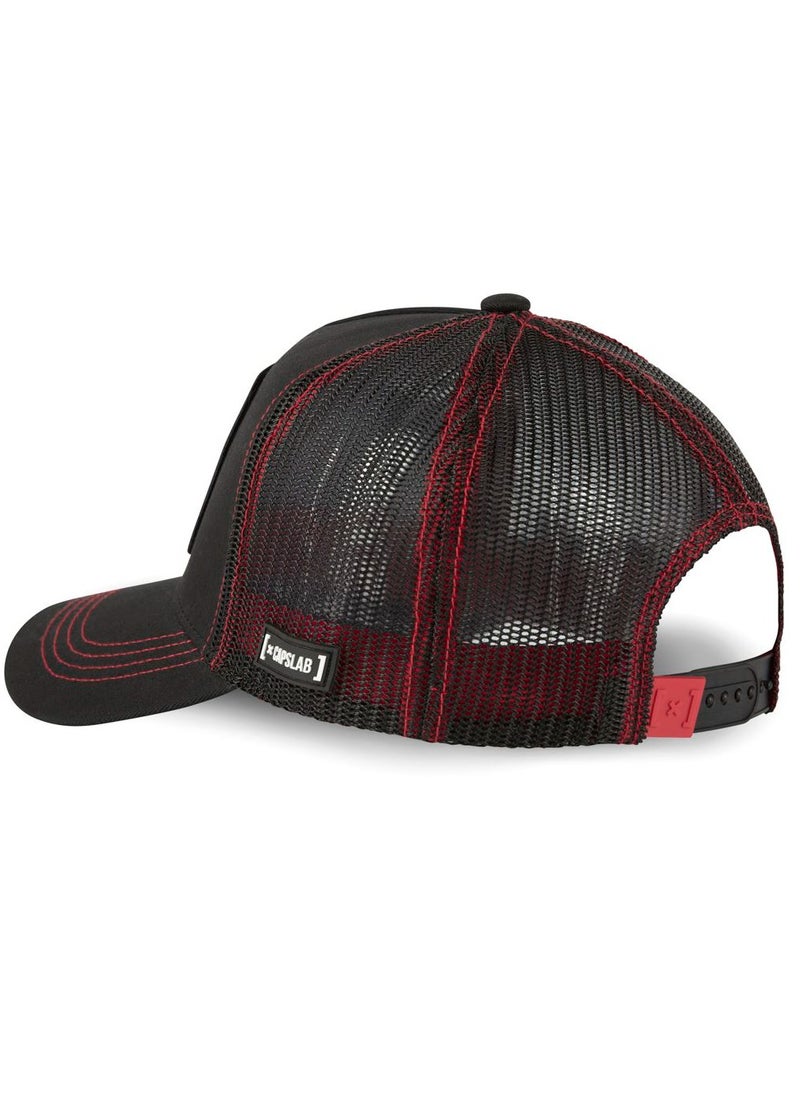 [ X ] Capslab - Goldorak Unisex Adult Trucker Cap Black - Image 1