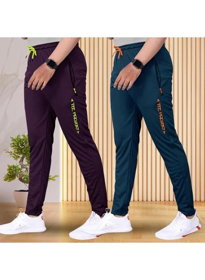 بنطال رياضي للرجال من TEE PROJEKT - تصميم عصري بلون موحد مع جيب، مناسب للأنشطة الرياضية واليوغا (عبوة من قطعتين) - مقاس 2XL - Image 4