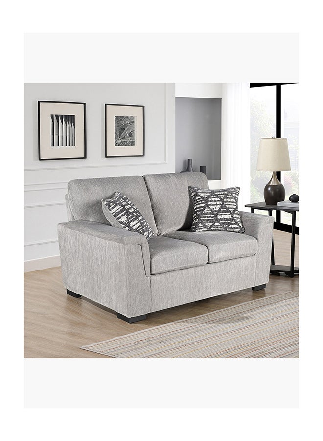 Home Box Munich 2-Seater Fabric Sofa with 2 Cushions 154 x 95 x 87 cm - Image 1