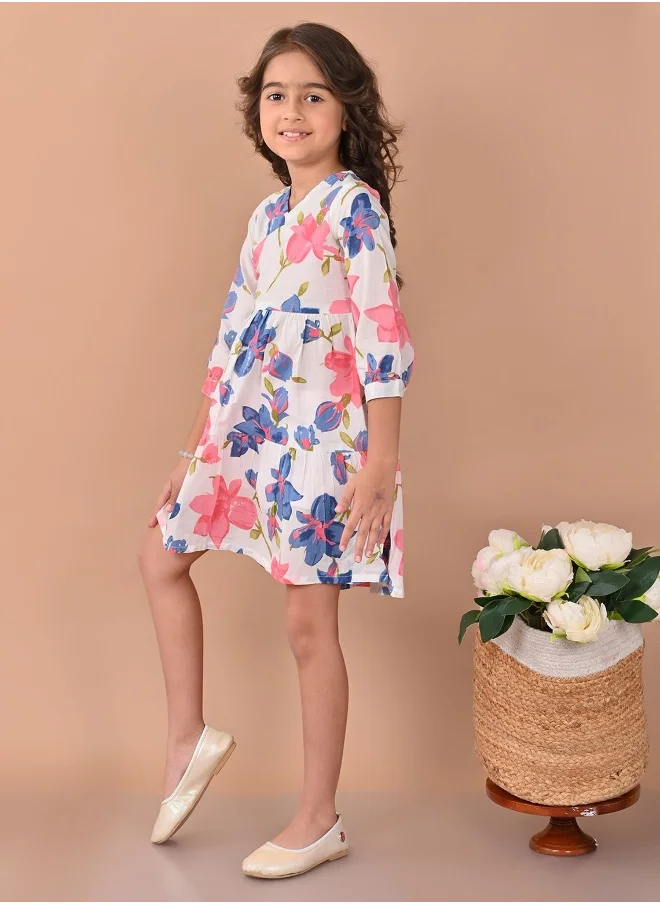 LILPICKS Printed Fit n Flare Dress