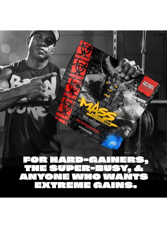 Mutant Mass Extreme Gainer Whey Protein Powder, Build Muscle Size & Strength with High-Density Clean Calories, 6 lbs. (2.72 kg) (Triple Chocolate) - Image 3