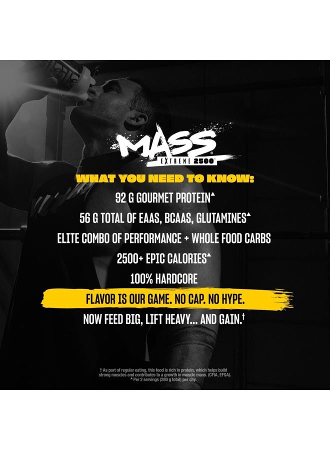 Mutant Mass Extreme Gainer Whey Protein Powder, Build Muscle Size & Strength with High-Density Clean Calories, 6 lbs. (2.72 kg) (Triple Chocolate) - Image 5