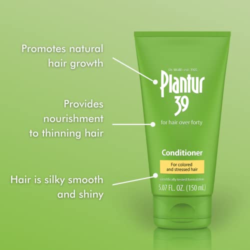Plantur 39 Phyto Caffeine Women's Nourishing Conditioner 5.07 Fl Oz, for Fine, Thinning Natural Hair Growth, Sulfate Free, Wheat Protein, White Tea Extract - Image 3