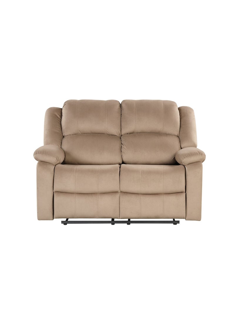 Royaloak Penang 2 Seater Recliner | Fabric Upholstery | High Back Support | Tufted Detailing | Pillow Top Armrest | Pocket Springs | Strong Footrest | Heavy Duty Metal Support for Lasting Comfort - Image 2
