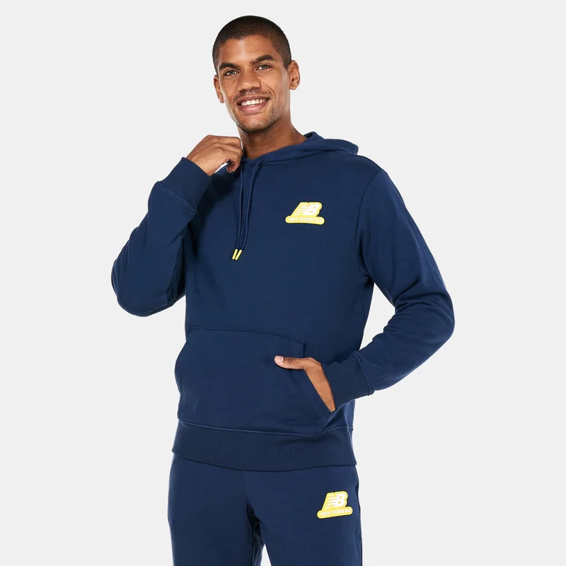 New Balance Men's NB Essentials Stacked Rubber PO Hoodie