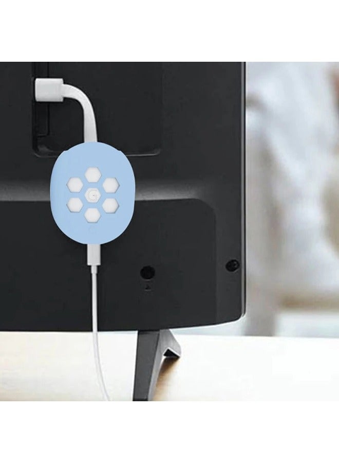 O Ozone Silicone Case Protective Cover For Google Chromecast TV 2020 TV BOX , Lightweight Anti-Slip Shockproof TV Set Top Box Sleeve Cover - Blue  - Image 3