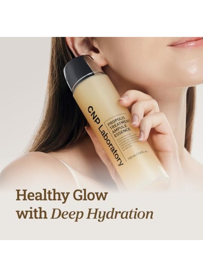 سي إن بي تونر جوهري أمبولة علاج بروبوليس من CNP (150 مل / 5.07 أونصة سائلة) - جوهرة مرطبة للبشرة الحساسة بمستخلص البروبوليس، خفيف الملمس، ترطيب مكثف، مختبَر سريرياً، عناية بالبشرة كورية - Image 3