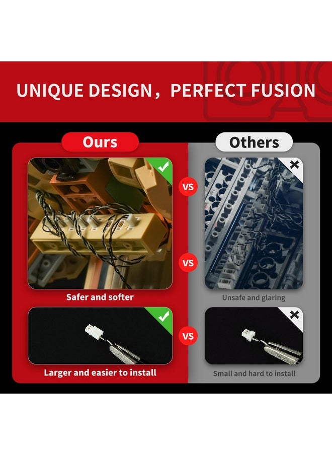BRIKSMAX BRIKSMAX 2.0 Light Kit for Lego The Evolution of STEM -Innovative Led Lighting Compatible with Lego-Ideas 21355 - Not Included Lego Set  - Image 4