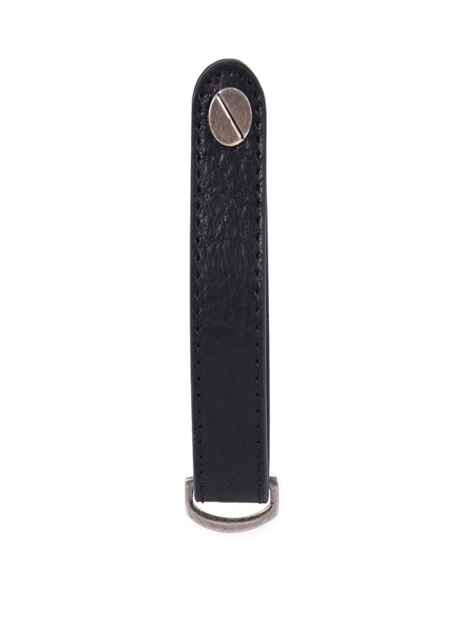 Scudo Genuine Leather Key Organizer/Keyring for Neat Storage of Multiple Keys - Troy (Black) - Image 3