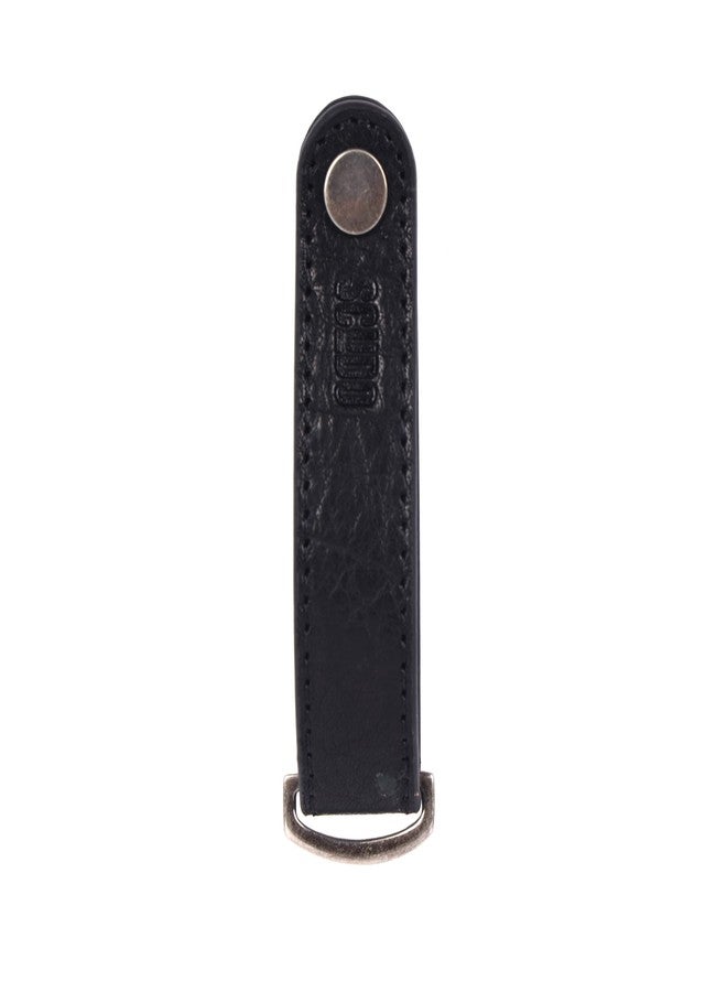 Scudo Genuine Leather Key Organizer/Keyring for Neat Storage of Multiple Keys - Troy (Black) - Image 1