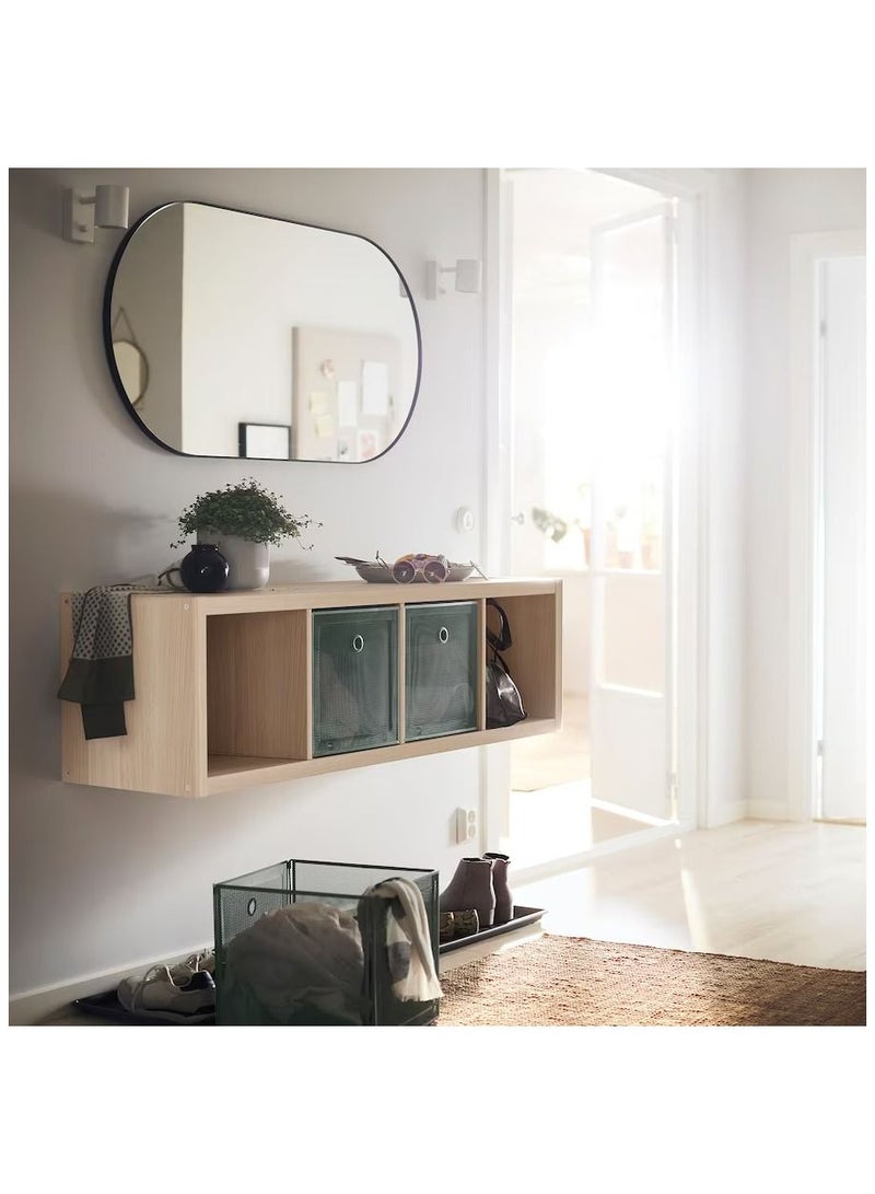 WK وحدة رفوف تخزين بتأثير خشب البلوط الأبيض 42x147 سم - Image 4