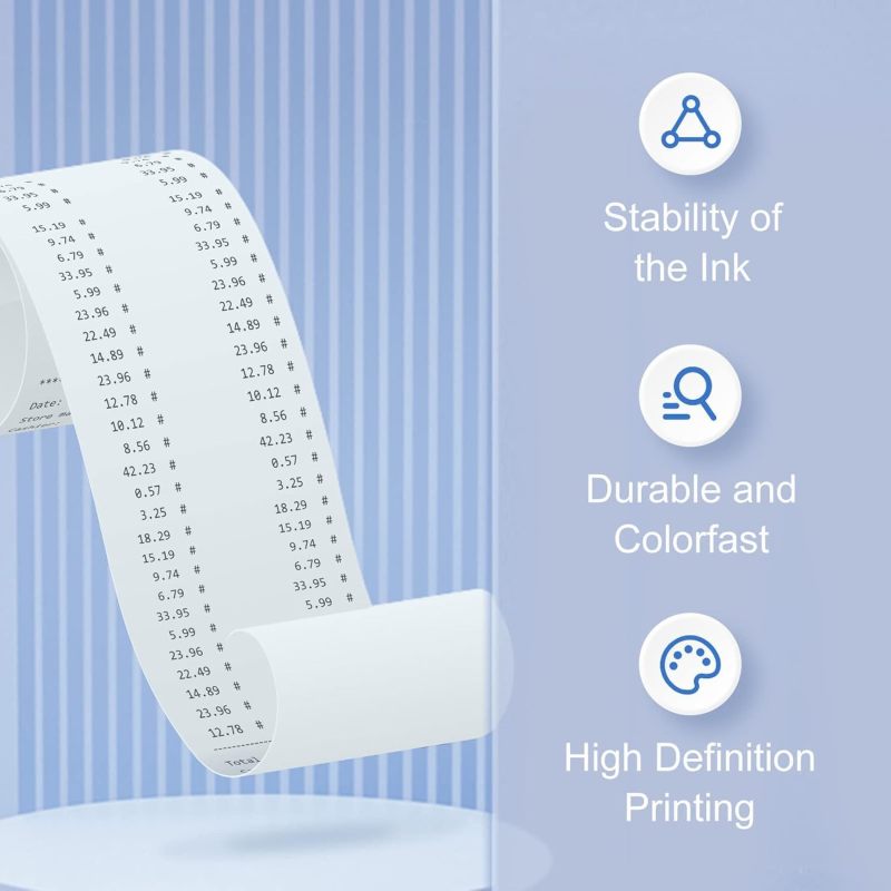 Calculator Ribbon Refill 12 Pcs High Capacity Dual-Color Printing Capability - Compatible With Major Models Calculator Ink Ribbon for Busy Offices Home Offices Accounting Bookkeeping - Image 2
