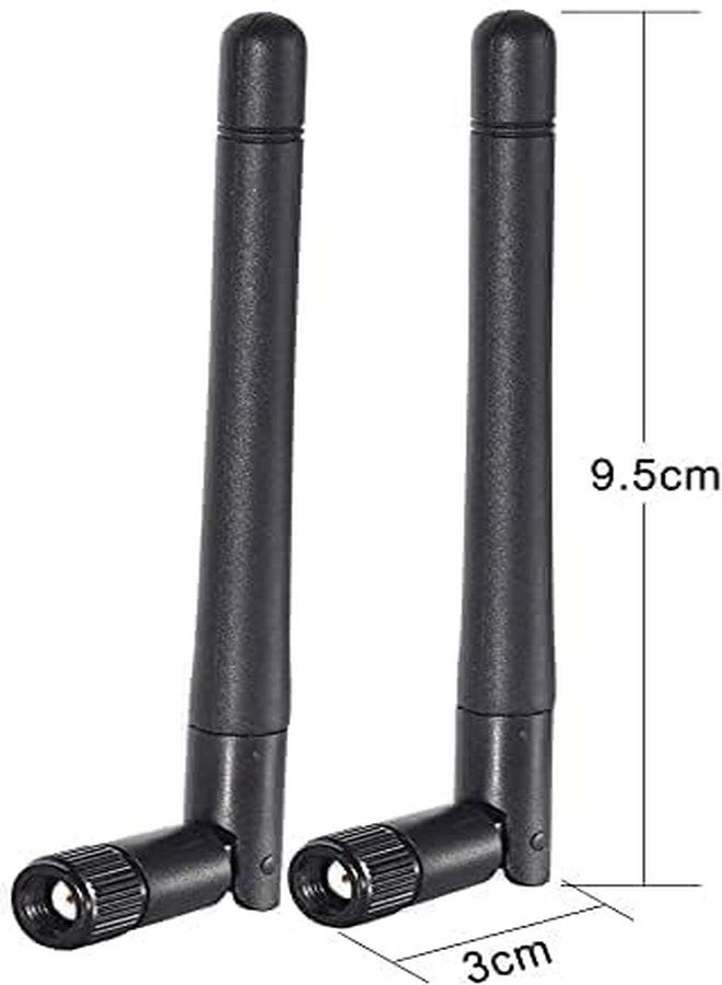 Bingfu WiFi Antenna 2.4GHz 5GHz 5.8GHz 3dBi MIMO RP-SMA Male (2-Pack) + 2 x 12 inch Ngff to Rp-SMA Cable for M.2 NGFF Intel Wireless Network Card WiFi Adapter Laptop - Image 4