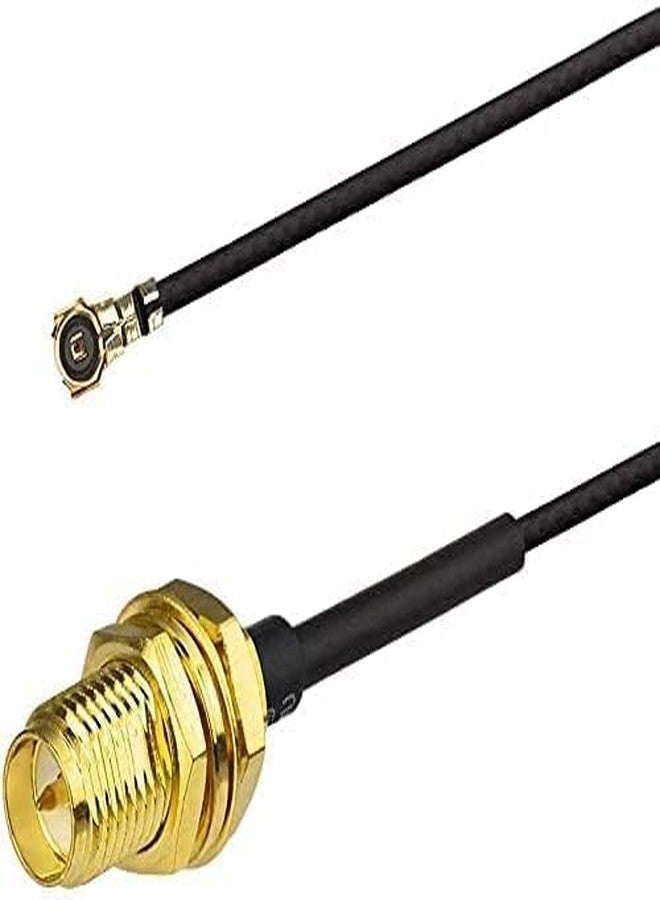 Bingfu WiFi Antenna 2.4GHz 5GHz 5.8GHz 3dBi MIMO RP-SMA Male (2-Pack) + 2 x 12 inch Ngff to Rp-SMA Cable for M.2 NGFF Intel Wireless Network Card WiFi Adapter Laptop - Image 2