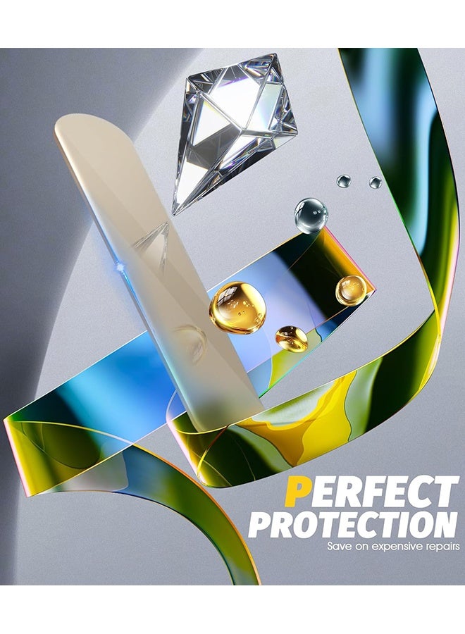 Wffo (2 Pack) Camera Control Capture Button Protector Compatible for iPhone 17/17 Air/17 Pro/17 Pro Max, Tempered Glass High Definition Strong Protection - Desert Gold - Image 5