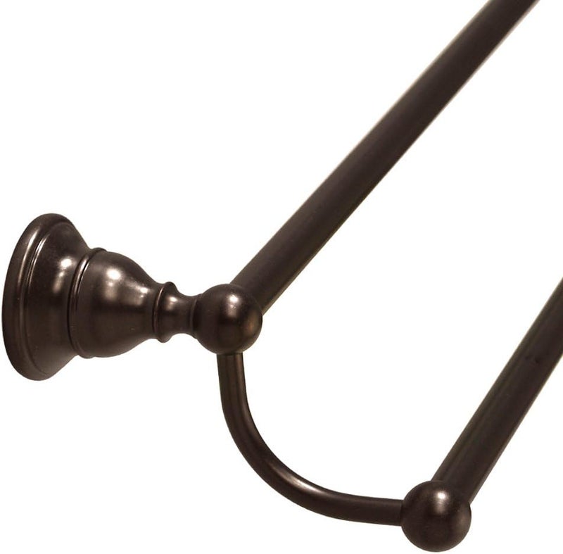gatco Gatco Oldenburg 24 Wall Mounted Double Towel Bar Finish Burnished Bronze 