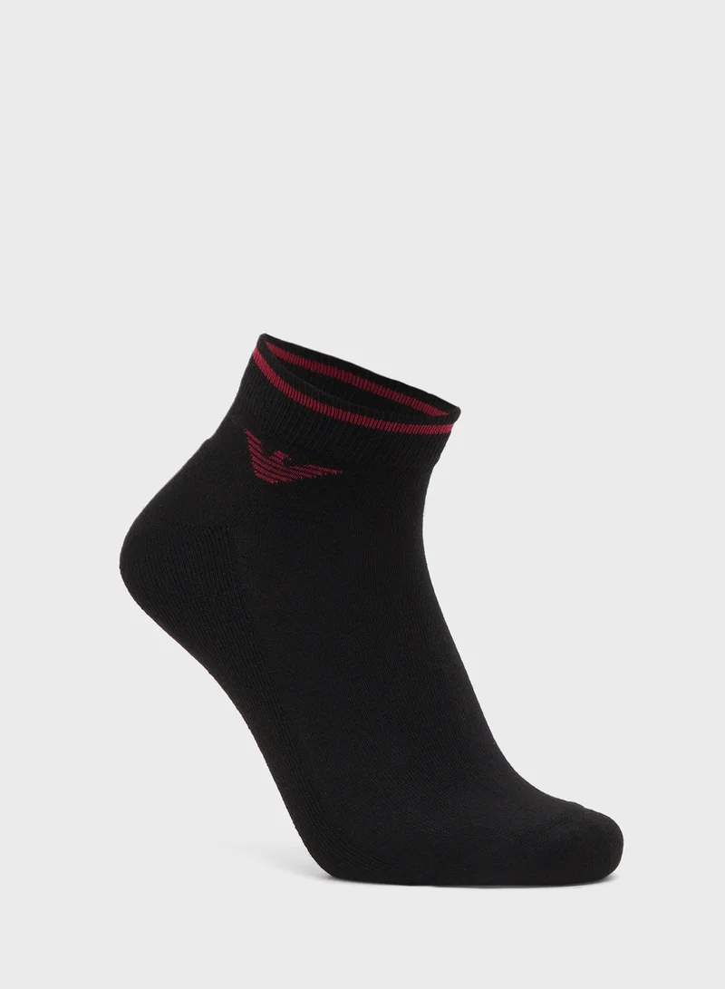 امبوريو ارماني 2 Pack Sneaker Socks