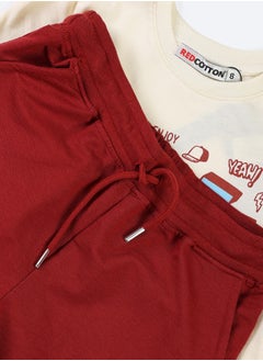 REDCOTTON Summer Pajamas For Boys Shorts And Half Sleeves  - Image 3