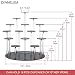 DIWNELEM 16 Tier Acrylic Cupcake Stand Display Riser Holder for Cupcakes Collectibles Figures Comestics Perfumes Jewelry Black Acrylic Display Stand Organizer - Image 2