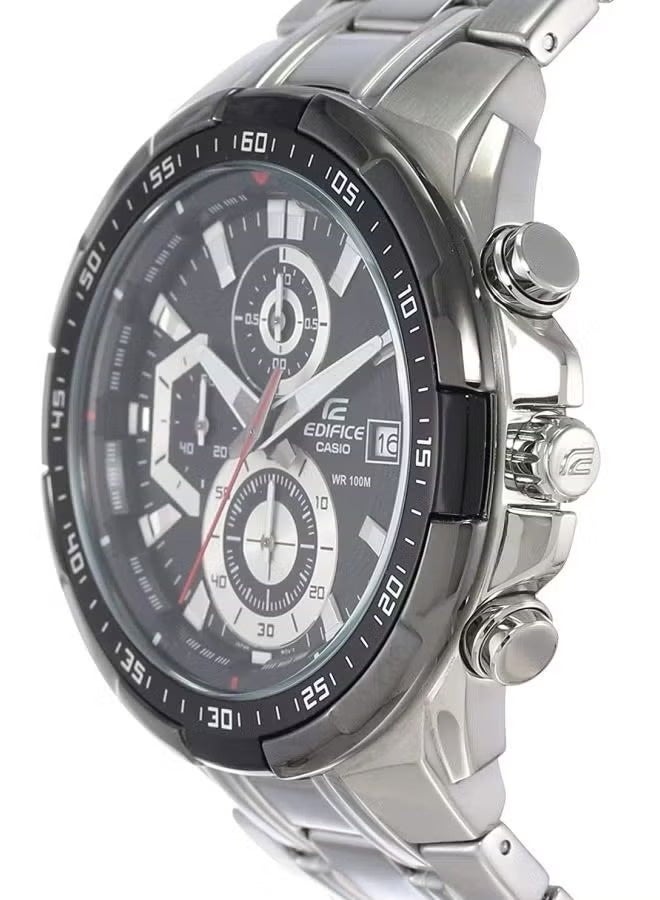 CASIO Men's Edifice Water Resistant Chronograph Watch EFR-539D-1A - 50 mm - Silver - Image 4