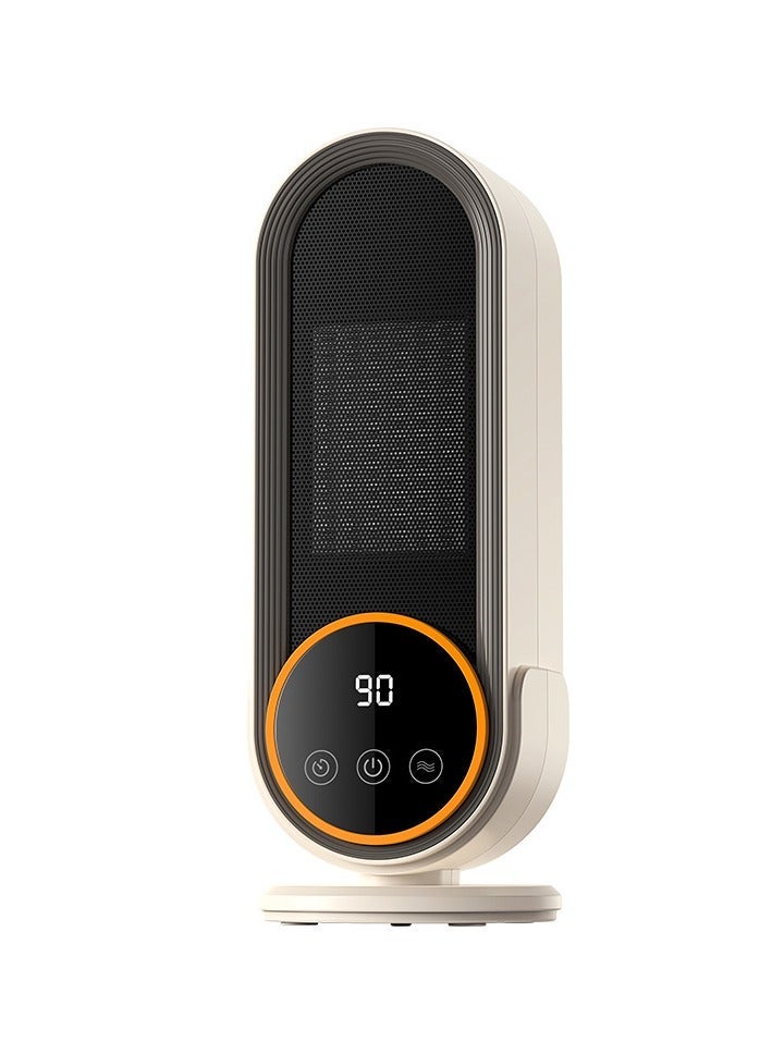 Joyelink Space Heater for Indoor Use, 1200 Watt Electric Portable PTC Ceramic Heater with Timer, Digital Display, Room Heater with Remote Control, Fast Heating, Safe for Office, Bedroom - Image 2