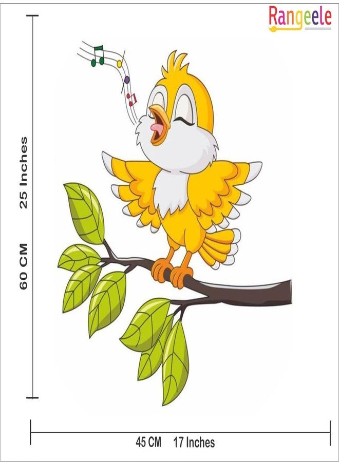 Rangeele ''3D Happy Singing Birds'' Wall Sticker Multi (60 cm x 45 cm) - Image 2