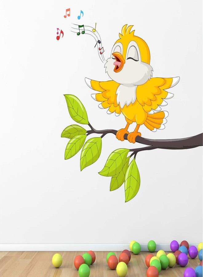 Rangeele ''3D Happy Singing Birds'' Wall Sticker Multi (60 cm x 45 cm) - Image 1