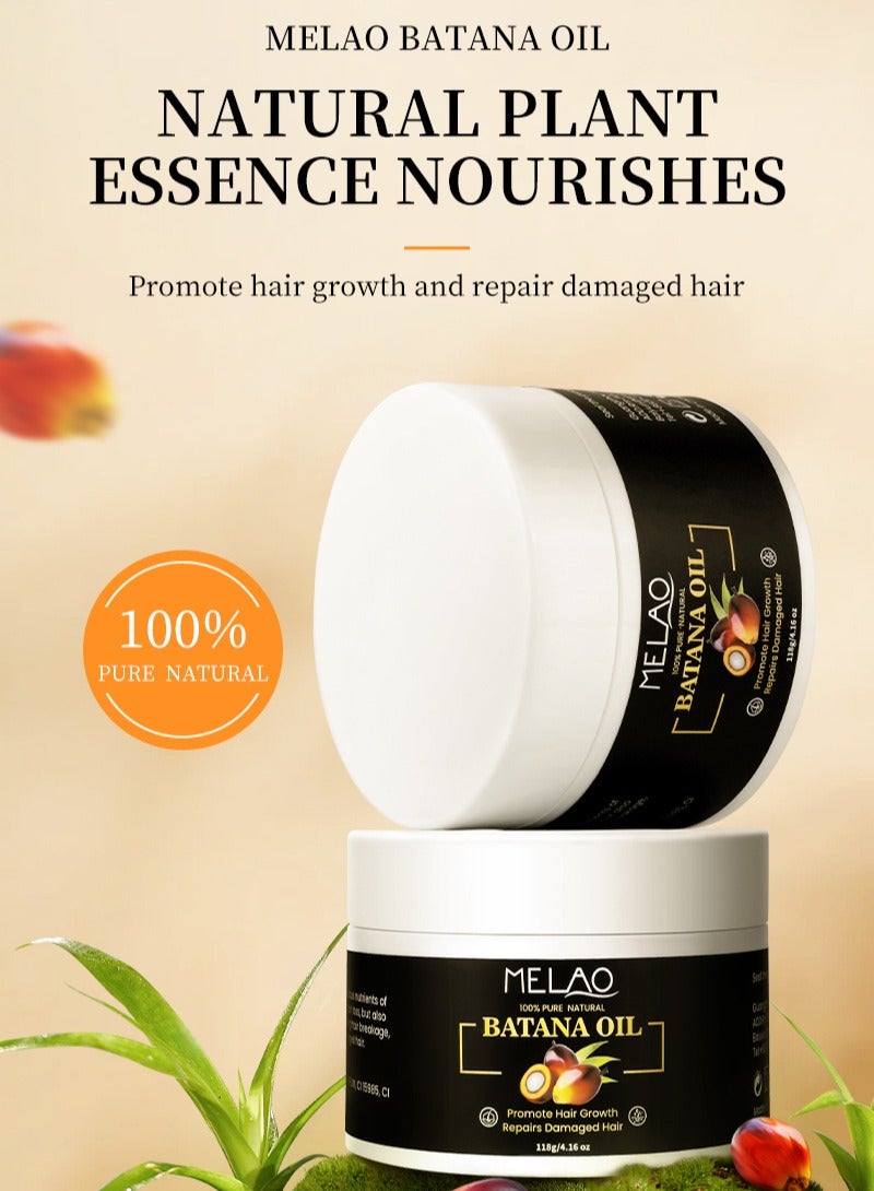 ميلاو 100 ٪ نقية زيت باتانا الخام ، زيت باتانا الطبيعية في هندوراس ، ويزيل التشعب ، ويزيد من لمعان ، ينطبق على جميع أنواع الشعر زبدة النمو ، ويعزز قوة الشعر - Image 2