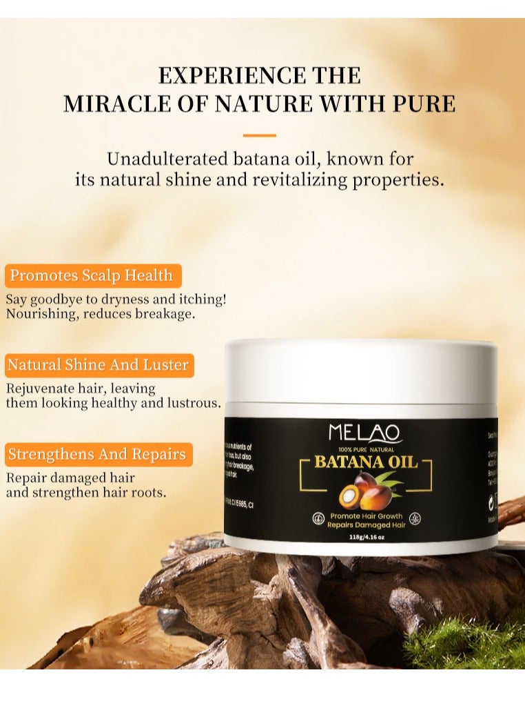 ميلاو 100 ٪ نقية زيت باتانا الخام ، زيت باتانا الطبيعية في هندوراس ، ويزيل التشعب ، ويزيد من لمعان ، ينطبق على جميع أنواع الشعر زبدة النمو ، ويعزز قوة الشعر - Image 4