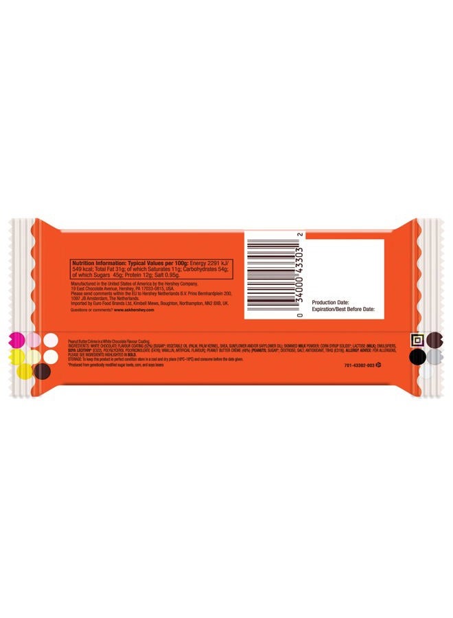 Reese's White Chocolate Flavour and Peanut Butter 2 Cups, Pack of 24 x 39g - Image 2