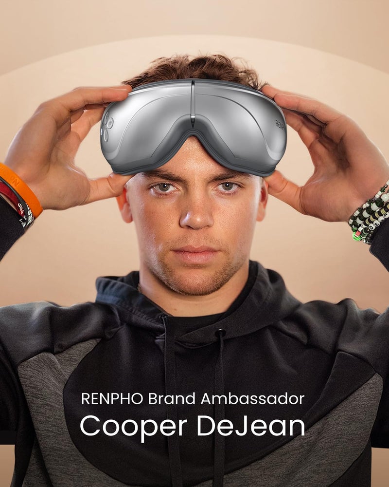 RENPHO Eye Massager with Heat, Birthday Valentines Day Gifts for Grandkids Mom Dad Women Men Face Massager, Heated Eye Mask for Improve Sleep Eyeris 2 - Image 2