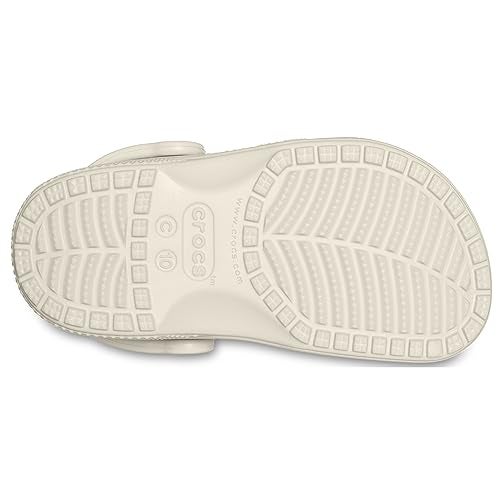 Crocs Kids Classic Clog (Toddler) - Clogs for Kids - Synthetic Upper - Ventilation Holes - Round Toe Bone 4 Toddler M - Image 3