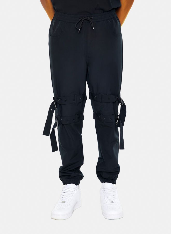 FOREVER 21 Buckled Drawstring Joggers  - Image 2