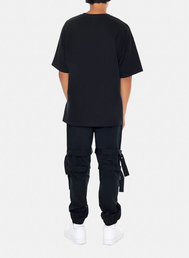 FOREVER 21 Buckled Drawstring Joggers  - Image 3