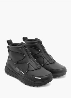 Lee Cooper Mens Solid Chukka Boots with Lace Detail and Zip Closure  - Image 1