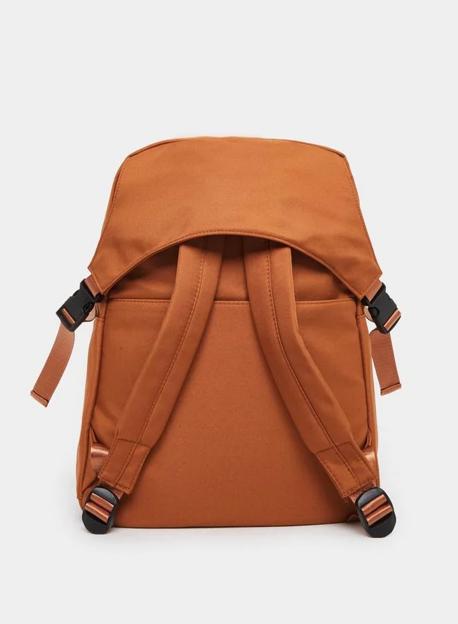 ستايلي شنطة ظهر سادة بسحَّاب غلق