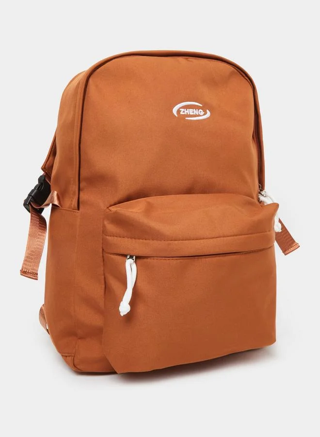 ستايلي شنطة ظهر سادة بسحَّاب غلق